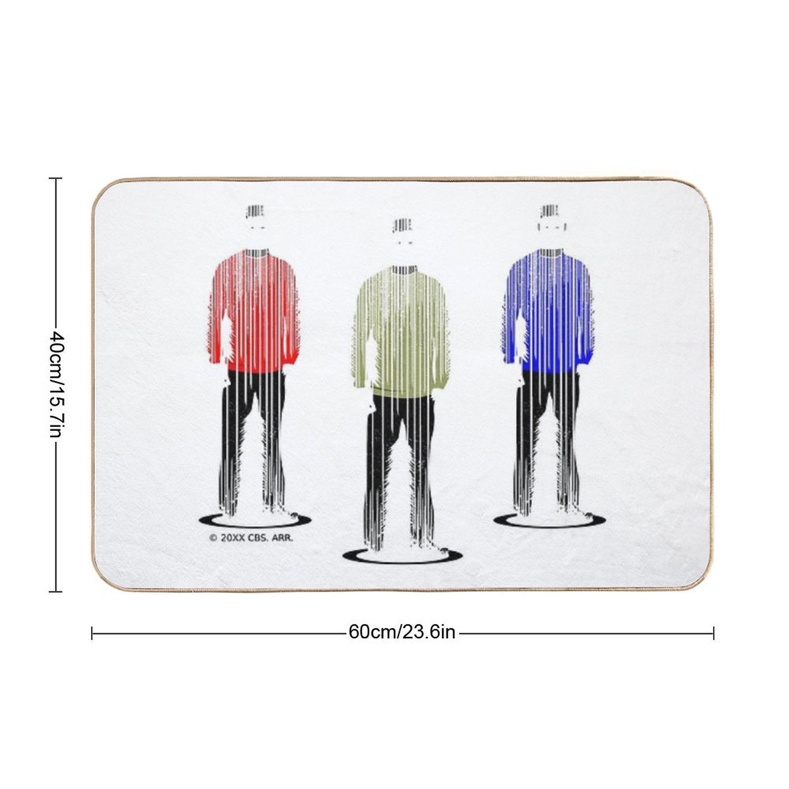 Star Trek  Anti-Trip Bath Mat