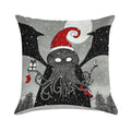A Cthulhu Christmas Soft Hidden Zipper Throw Pillow