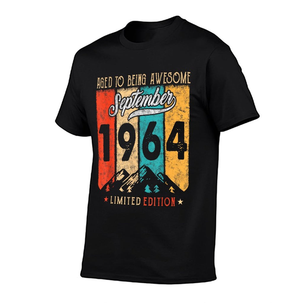 60 Years Old Vintage September 1964 Funny 60th Birthday  Relaxed-fit T-Shirt