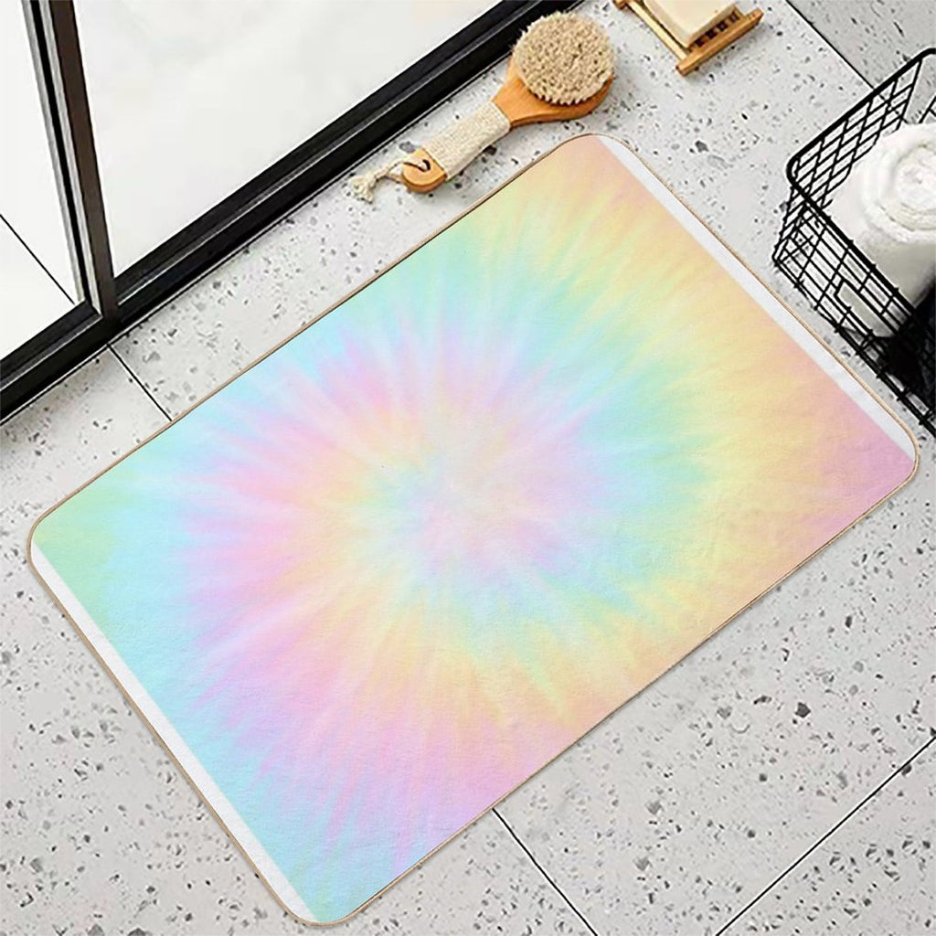 Tie Dye Pastel Wallpaper  Non-Slip Bath Mat