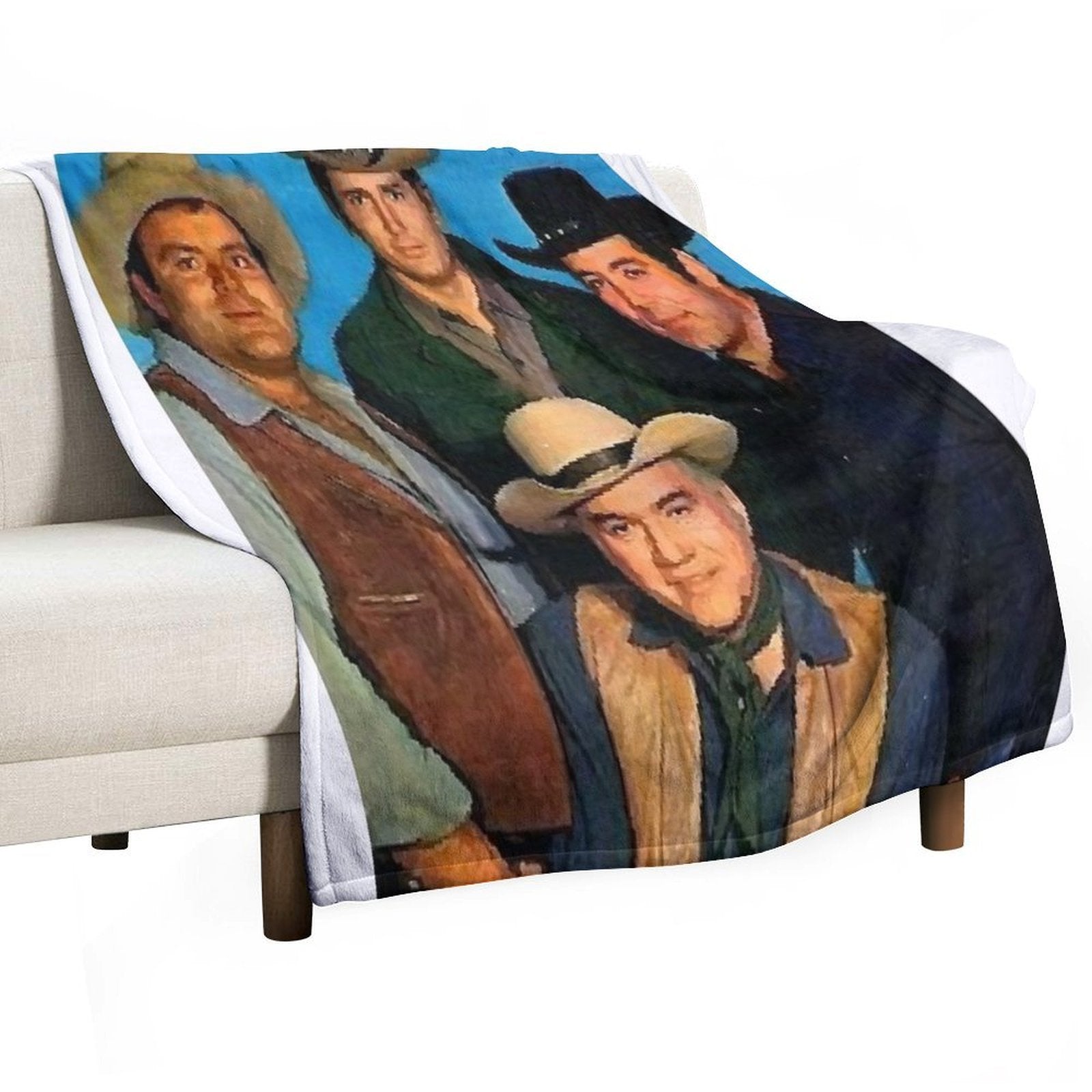 BONANZA Family Anti-pilling Throw Blanket