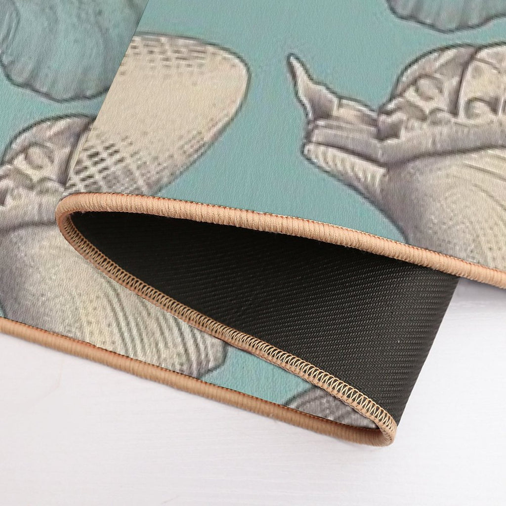 Shells Design  Fade-Resistant Bath Mat