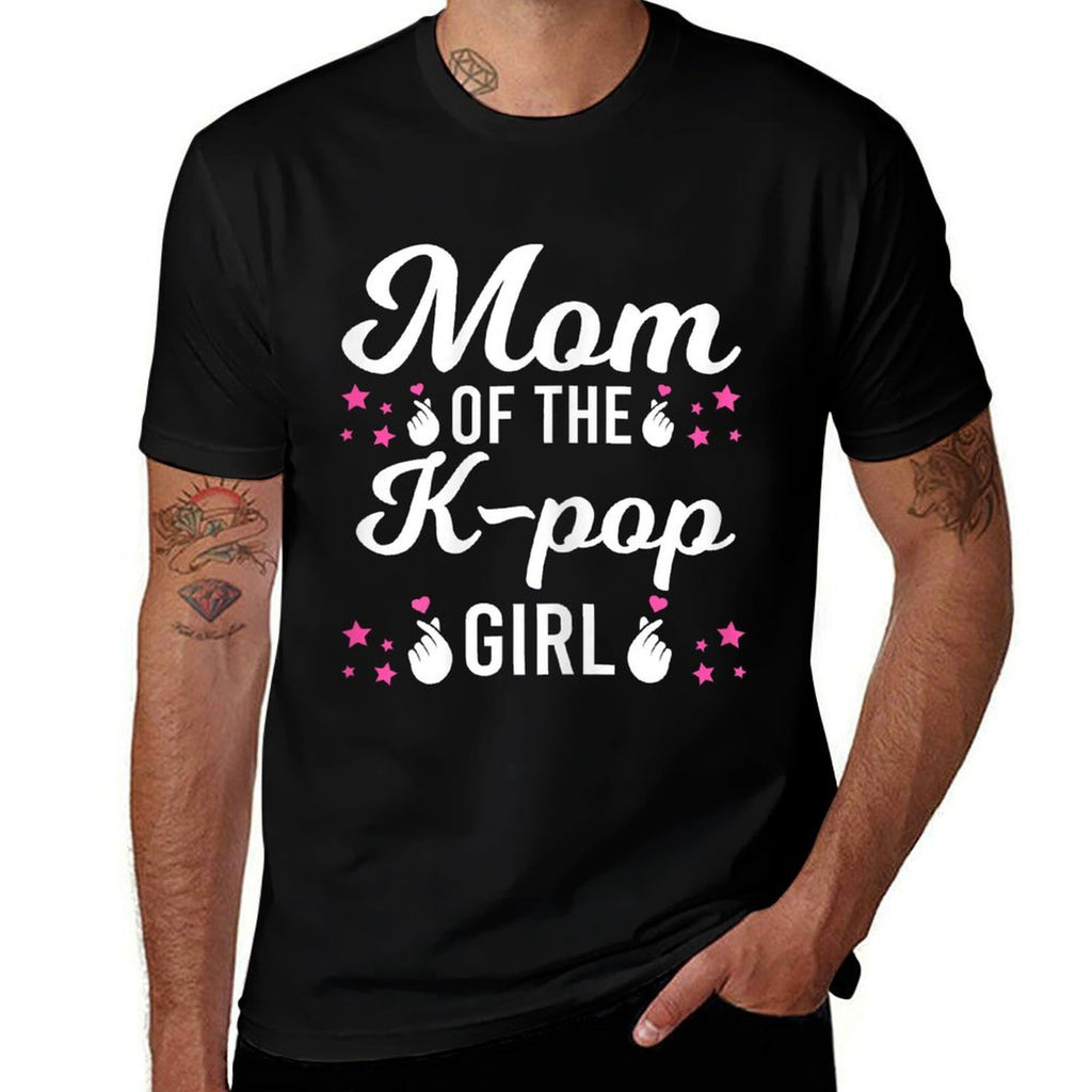 Mom The K-Pop Girl K-pop Girl  Cotton T-Shirt