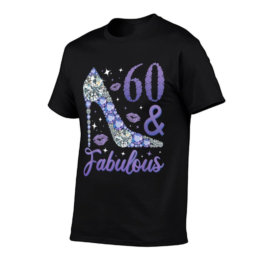 60 And Fabulous Stepping Into My 60th Birthday  Polyester Blend T-Shirt