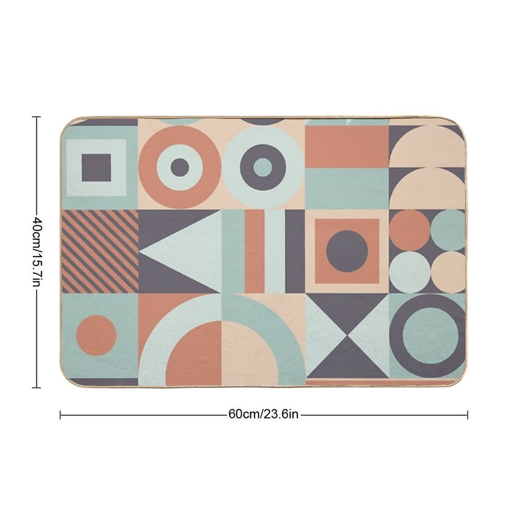 Earthy Elegance  Non-Slip Bath Mat
