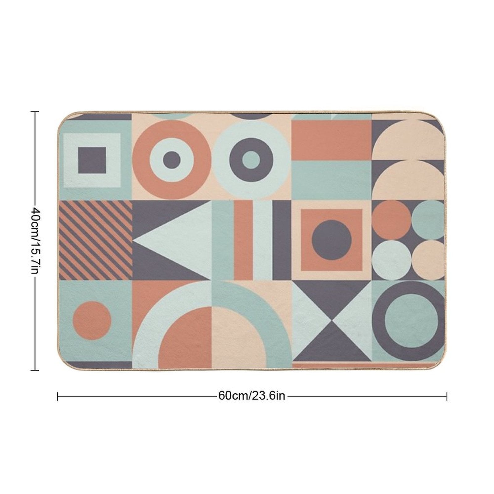 Earthy Elegance  Non-Slip Bath Mat