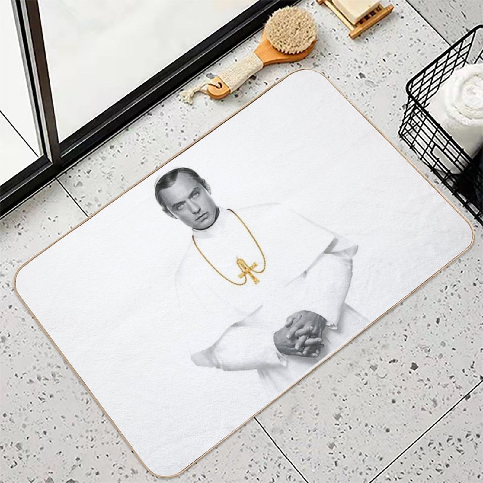 Lenny Belardo - Young Pope Pius XIII - Jude Law  High-Traffic Bath Mat
