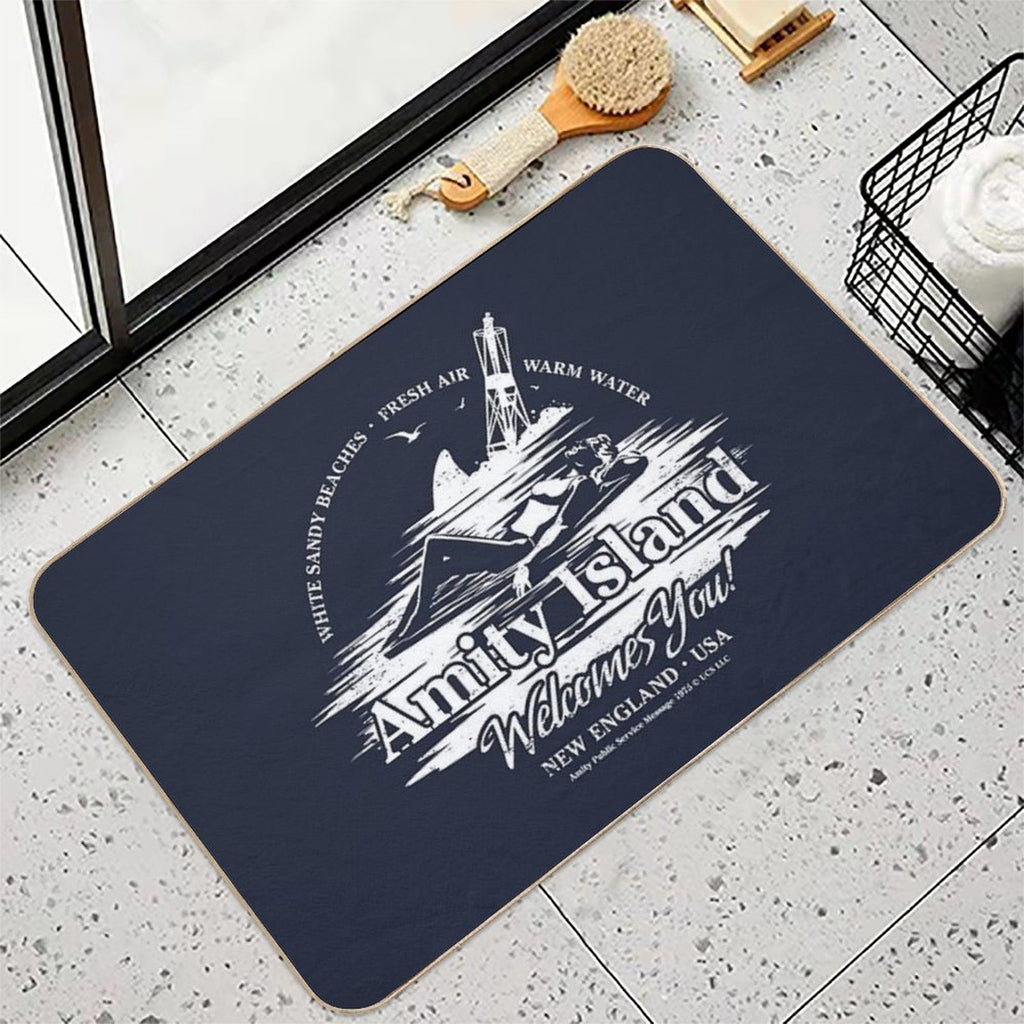 Amity Island  Easy Maintenance Bath Mat