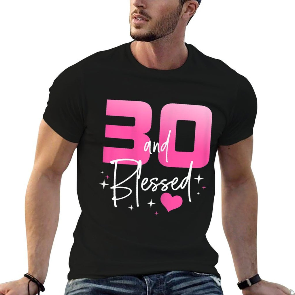 Womens 30 And Blessed Chapter 30 Year Old Gifts 30th Birthday Party  Classic T-Shirt