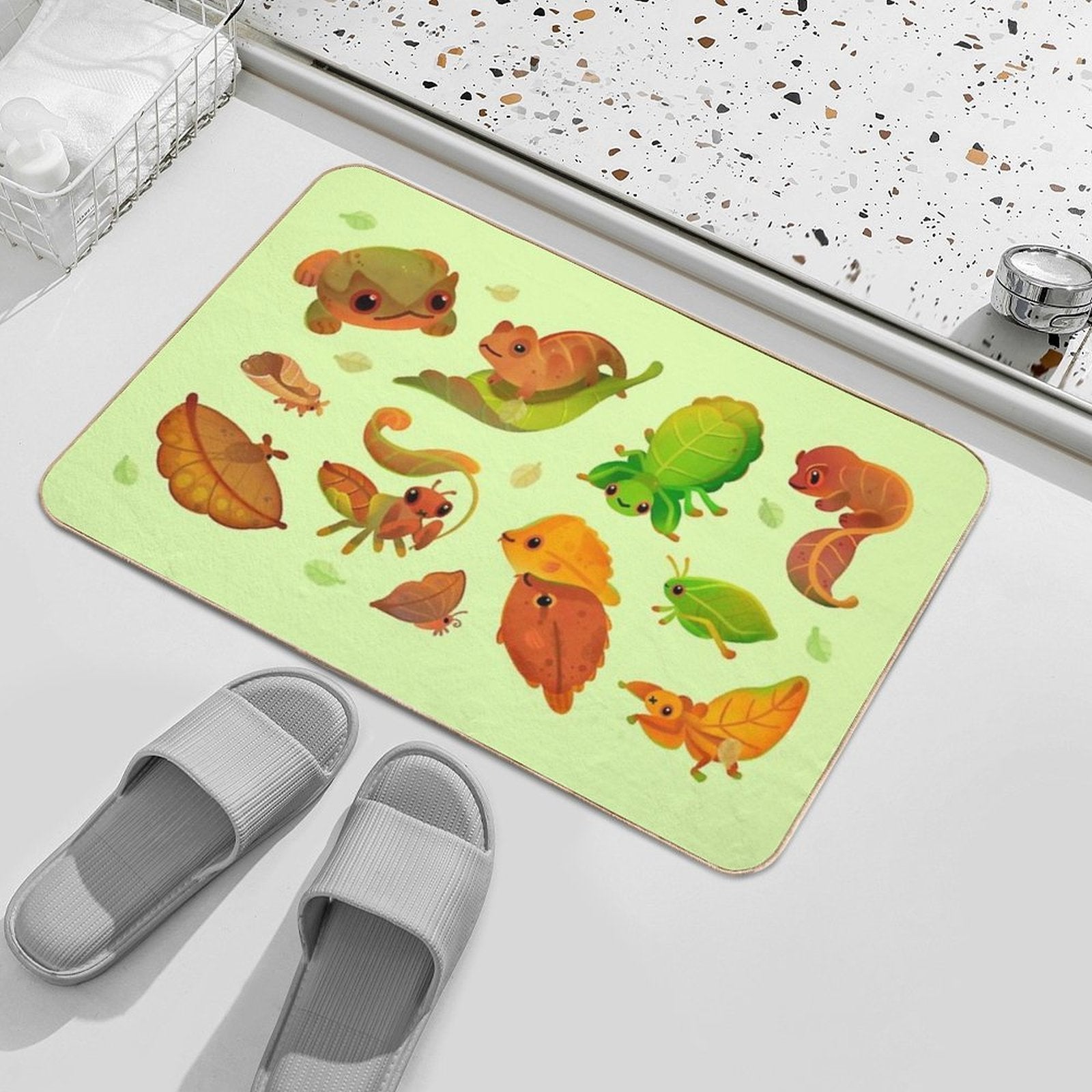 Leaf Mimics  Multi-Purpose Bath Mat