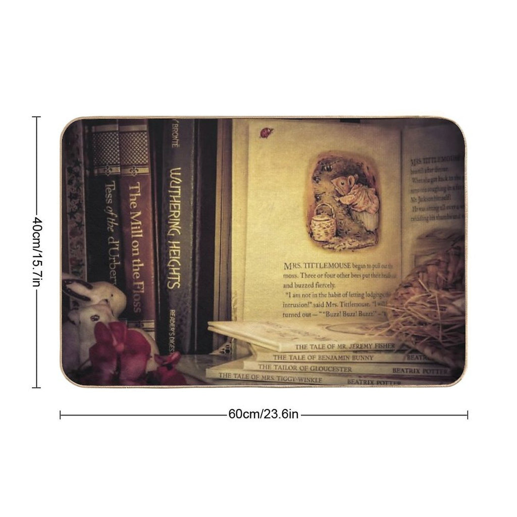 Bedtime Story  Fade-Resistant Bath Mat