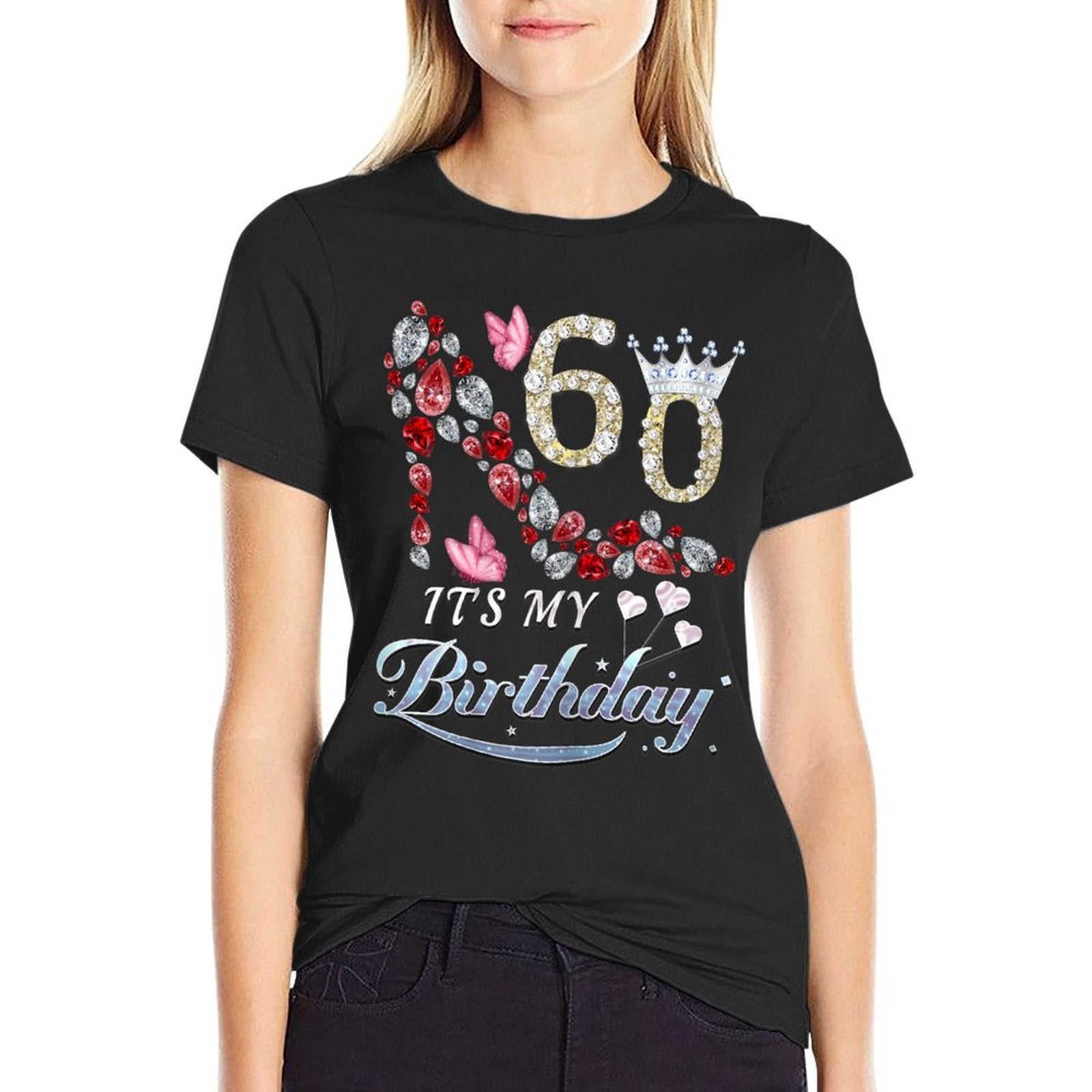 It's My 60th Birthday, 60 Years Old, 60th Birthday Queen  Stretchy T-Shirt