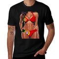 Portuguese Women Bikini Outfit Heritage Portgual  Moisture-wicking T-Shirt