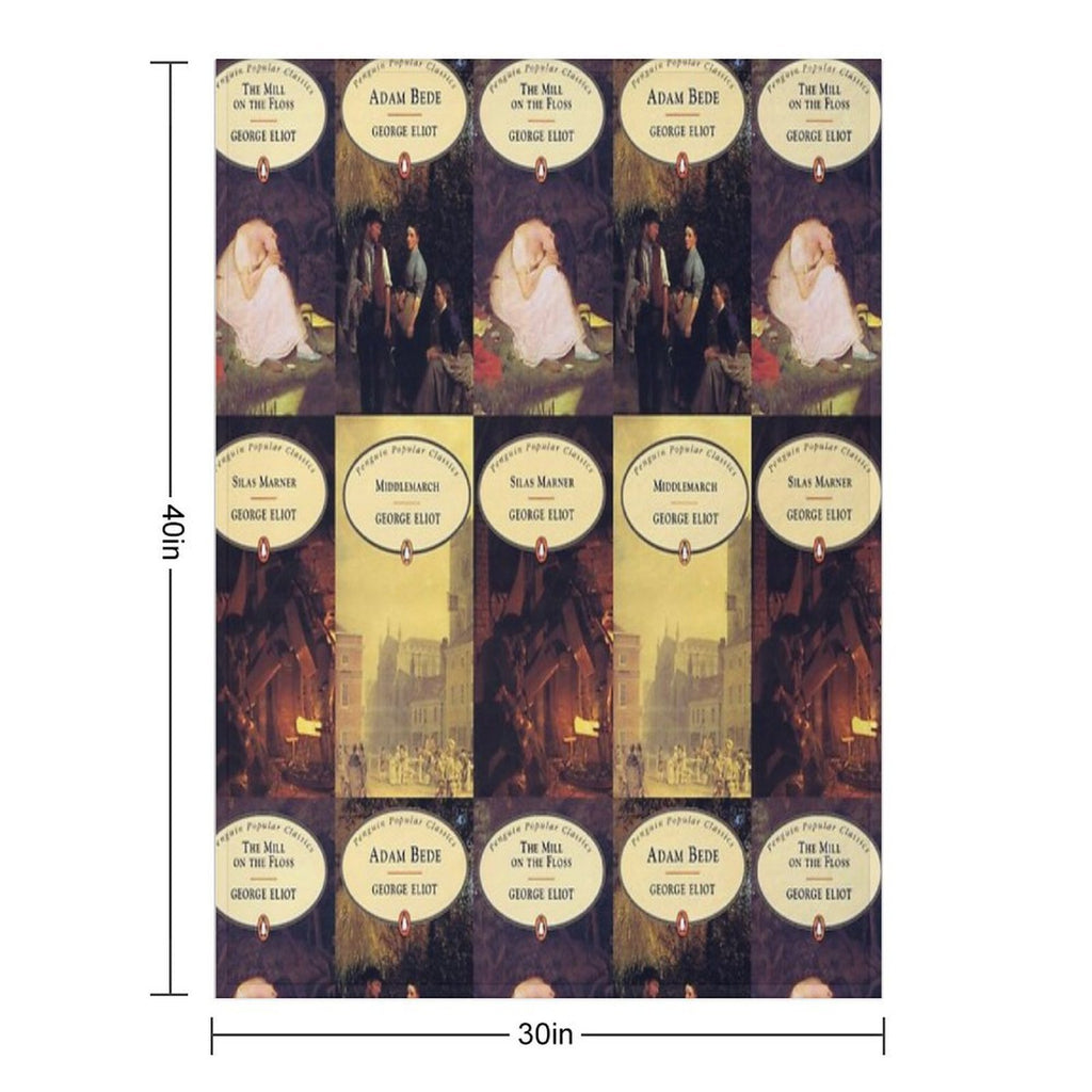 George Eliot Books All-season Throw Blanket
