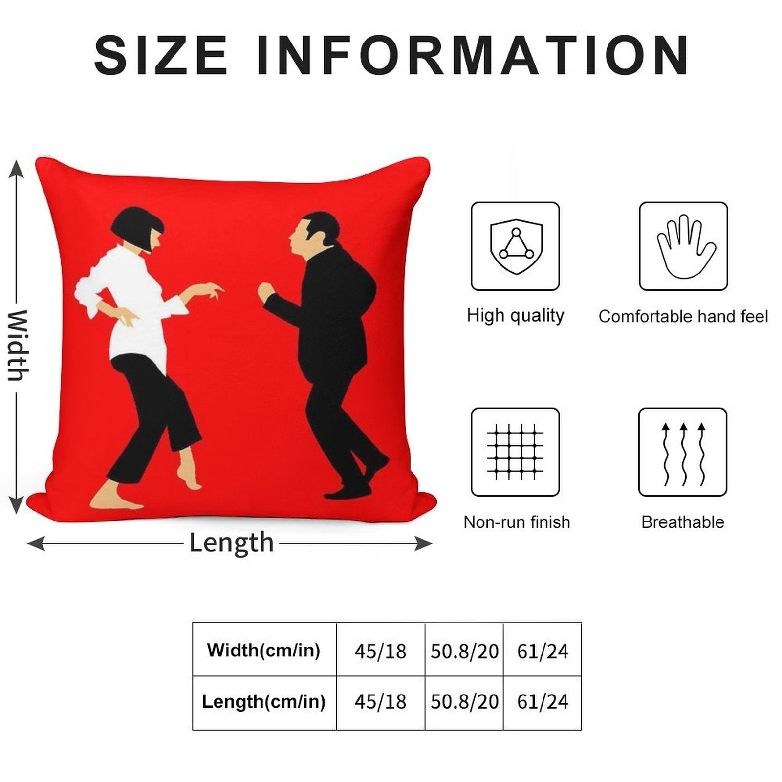 Pulp Fiction Soft Style Accent Throw Pillow