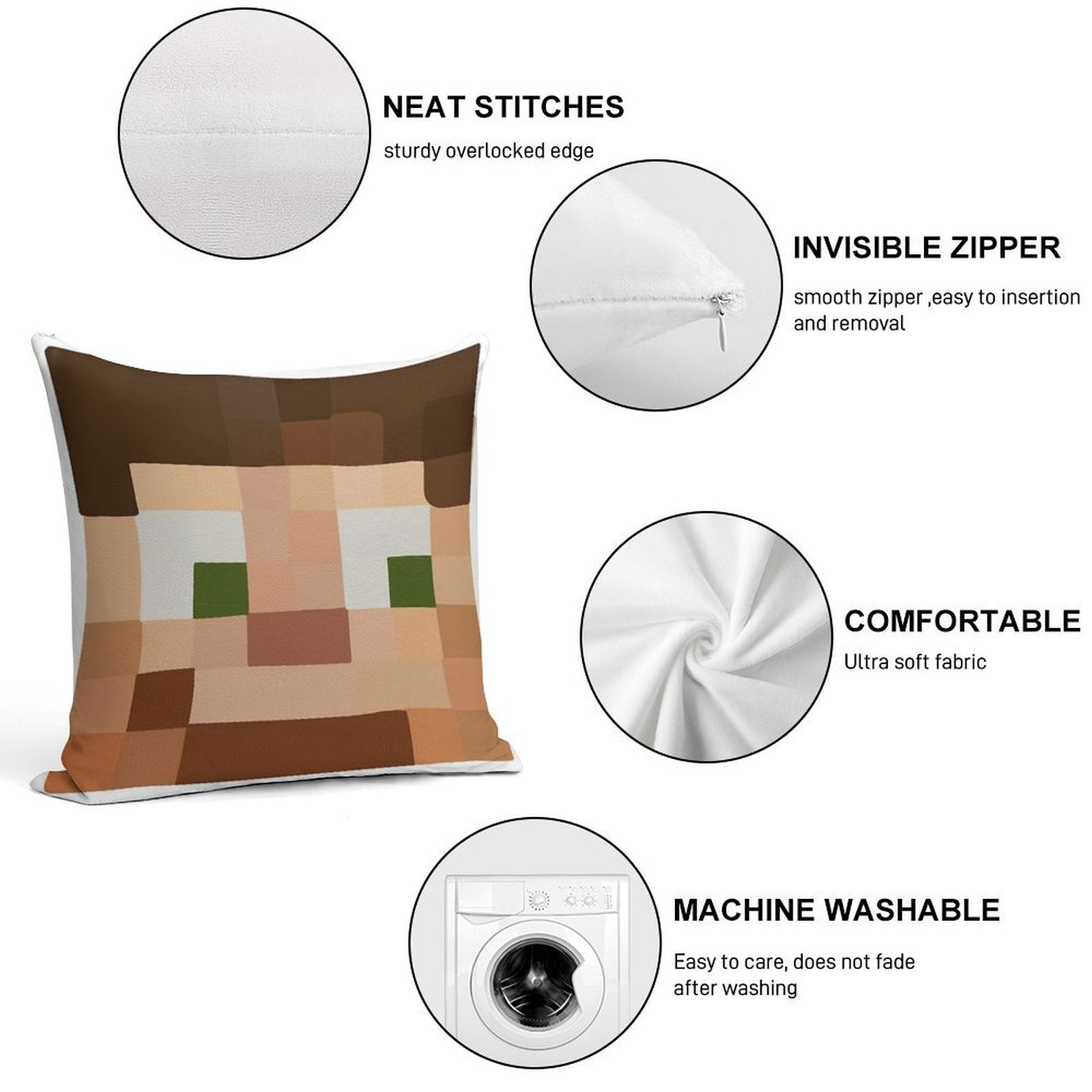 Good Times with Scar Soft Washable Throw Pillow