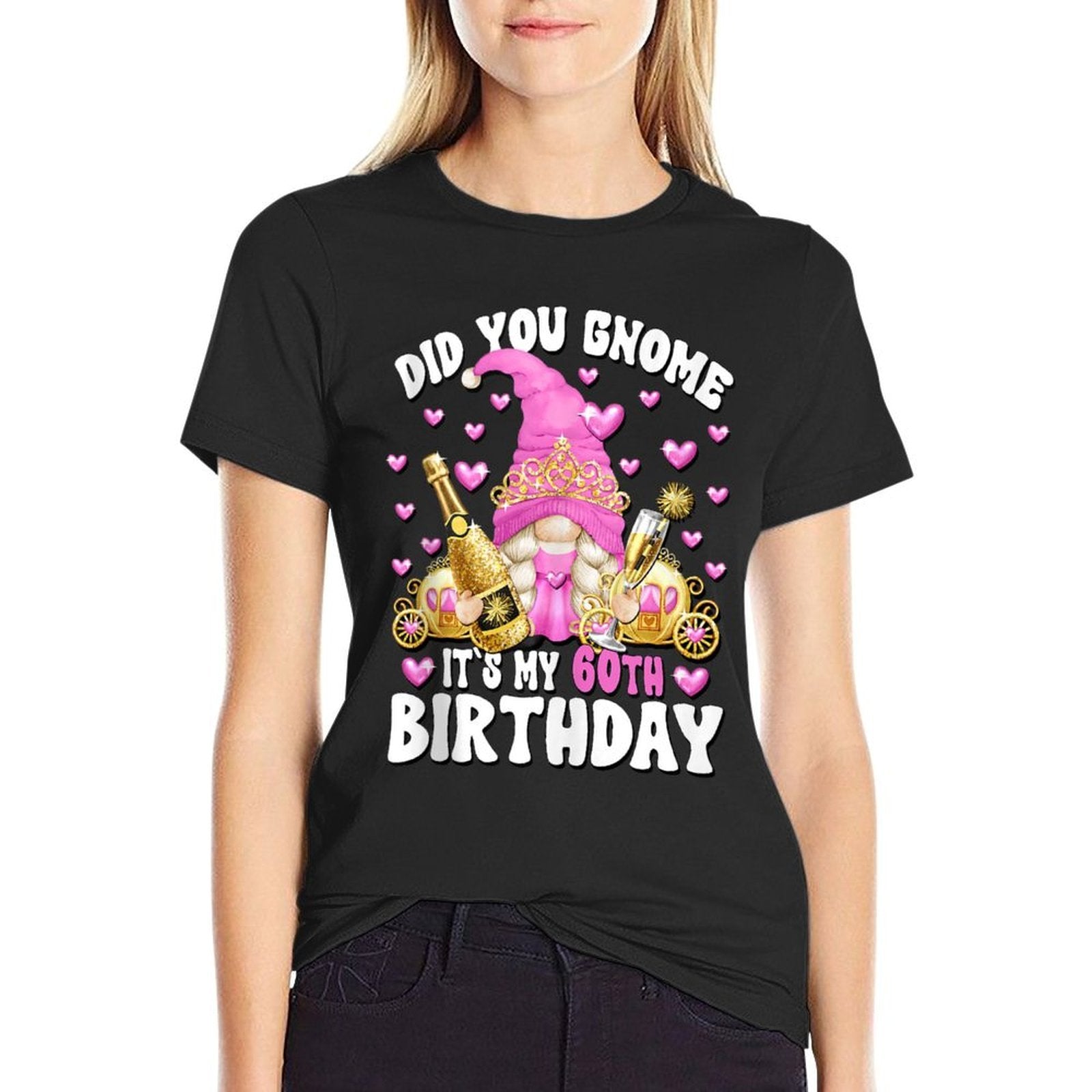 60th Birthday Mom Gnome For Grandma Princess Its My Birthday  Moisture-wicking T-Shirt