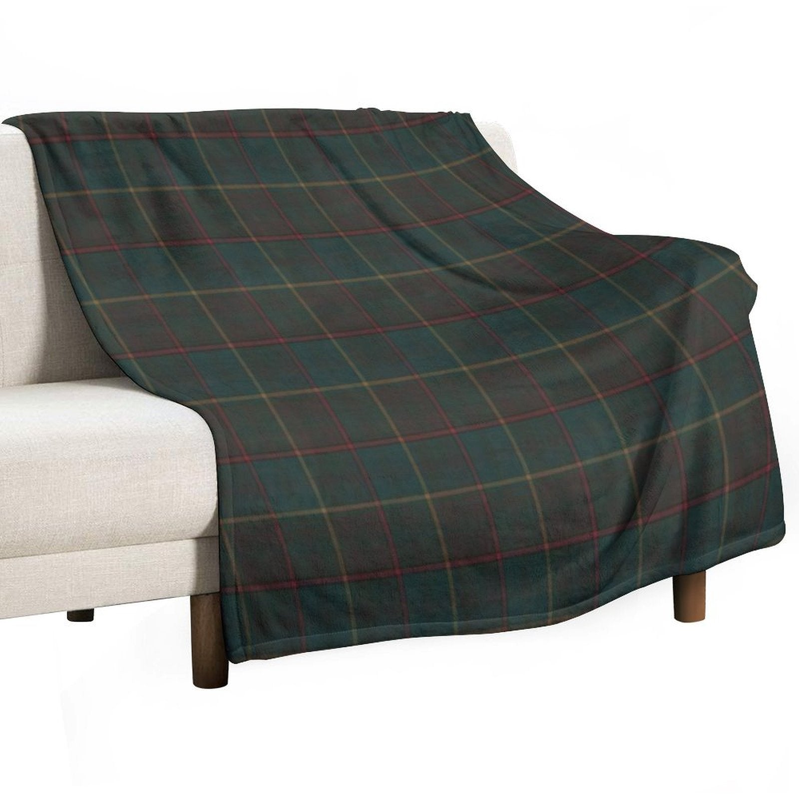 Ontario Provincial Tartan Lightweight Throw Blanket