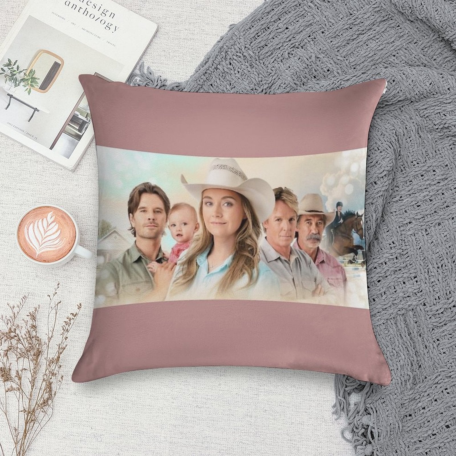 Heartland - Family Soft Gift Ready Throw Pillow