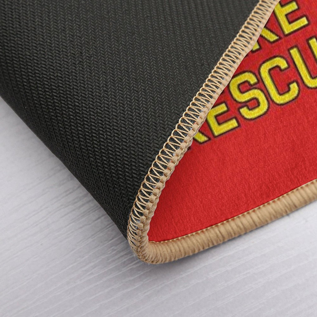 Emergency Squad 51 Side of Truck Reproduction Logo Durable Bath Mat
