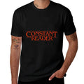 Constant Reader Fan of Horror Suspense Books Bibliophile  Rolled Sleeves T-Shirt