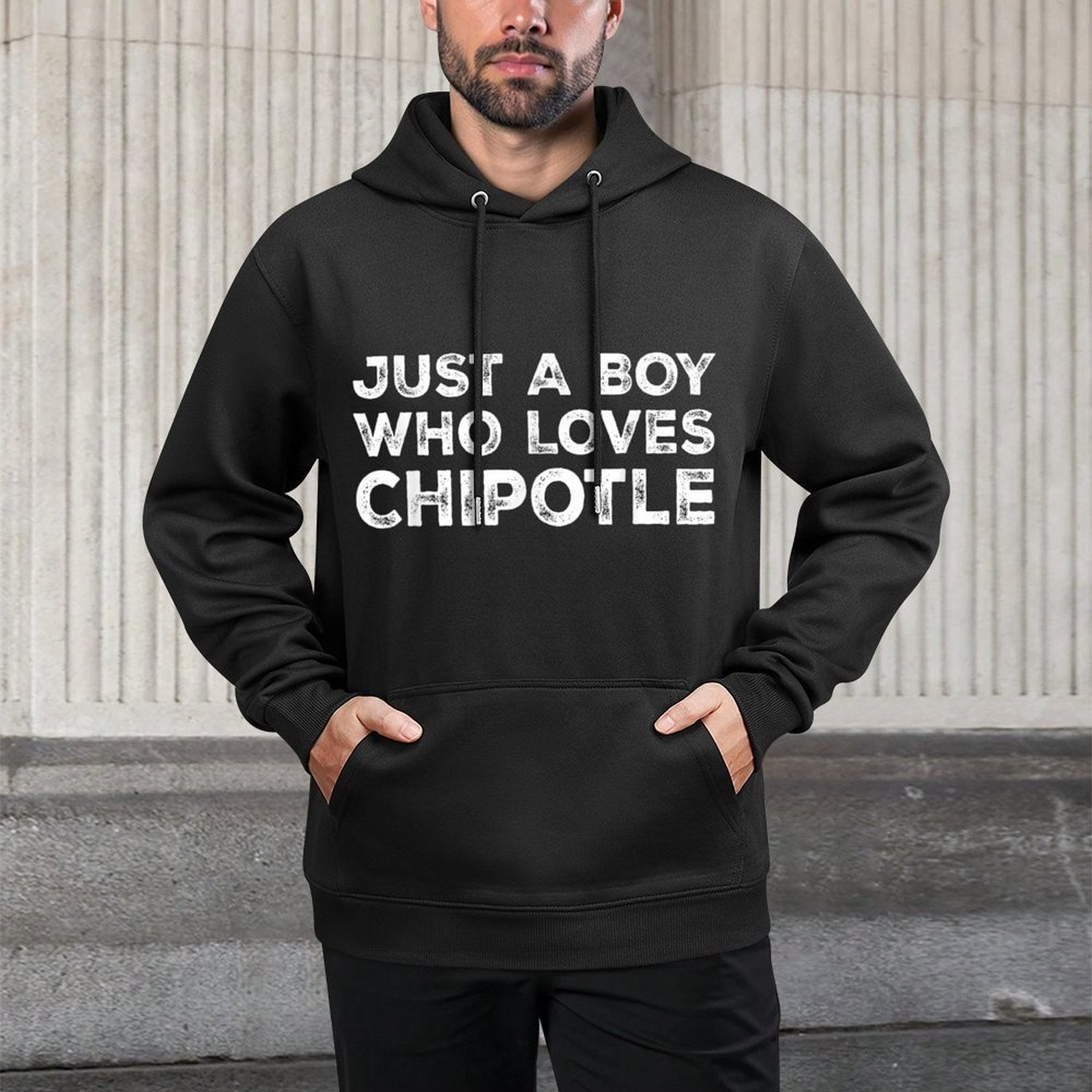 Just A Boy Who Loves Chipotle, Chipotle Lover Casual Wear Hoodie