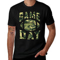 Football Gameday Game Day Camo Patriotic USA Camouflage  Easy-care T-Shirt