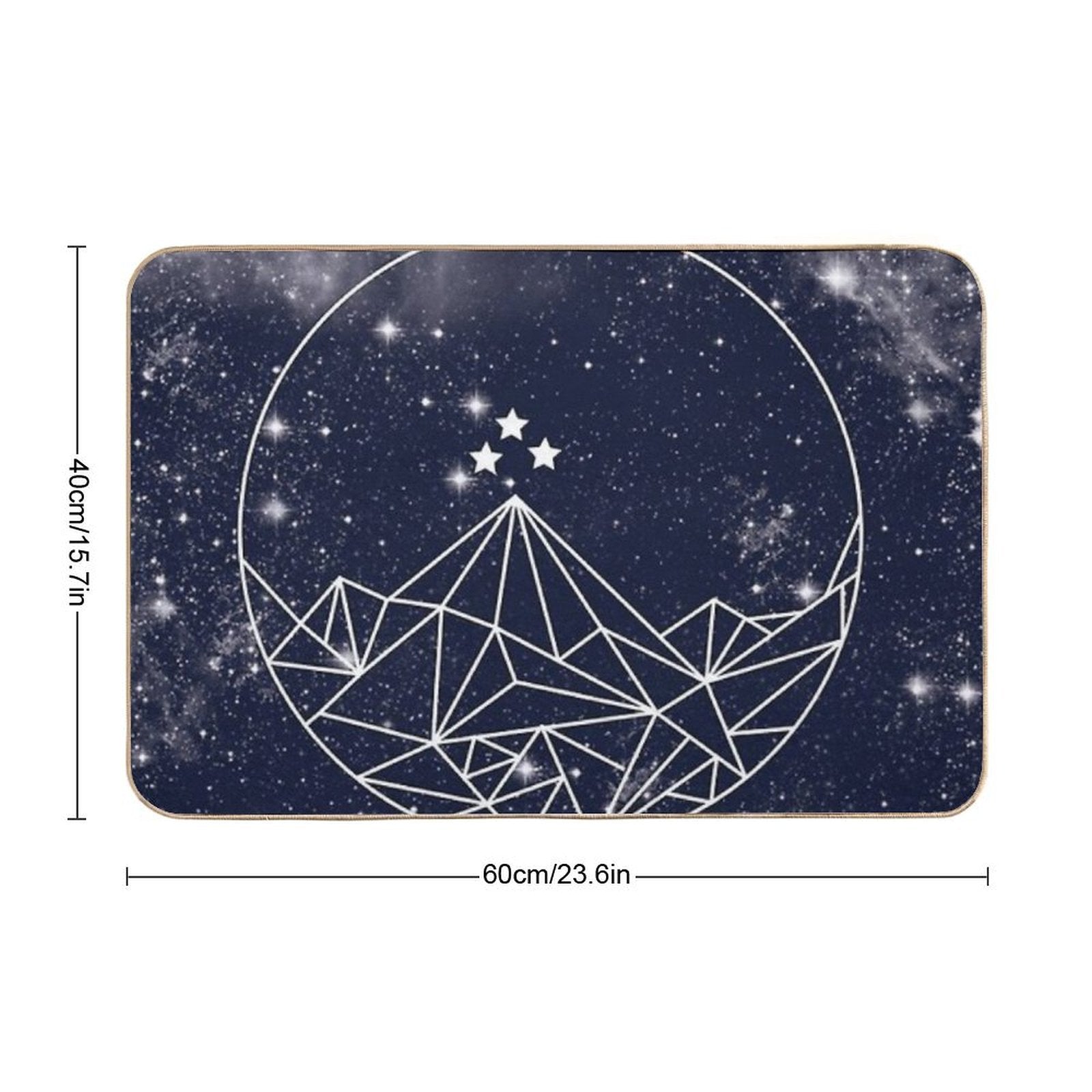 Acomaf Mountains  Pet-Safe Bath Mat