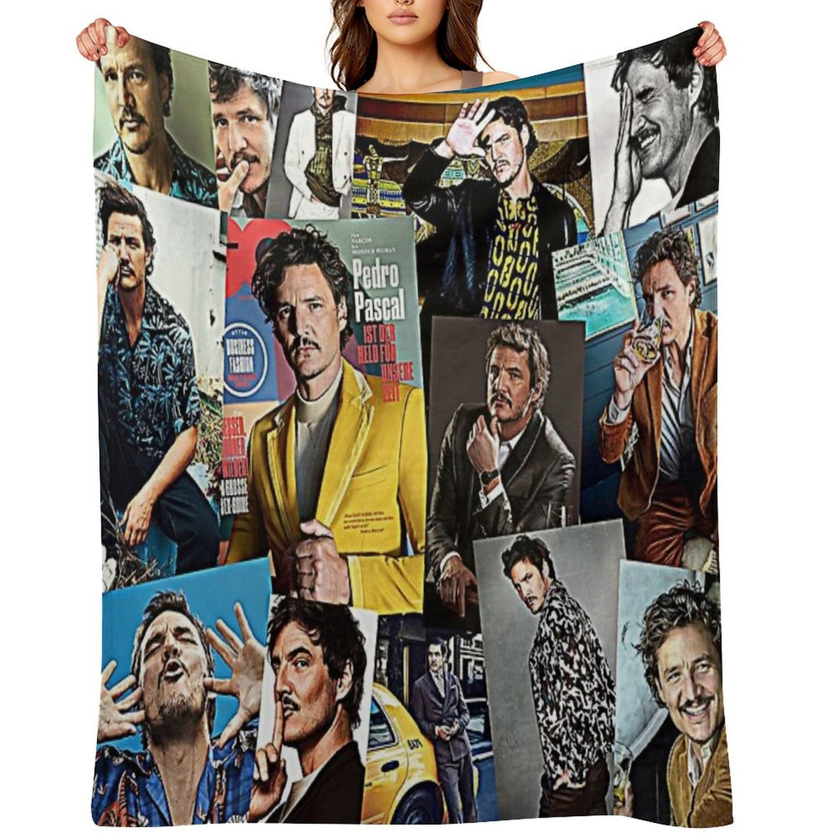 Pedro Pascal Lightweight Throw Blanket
