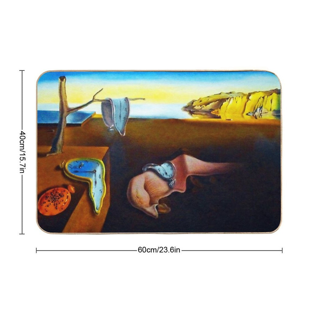 Salvador Dali The Persistence Of Memory  Odorless Bath Mat