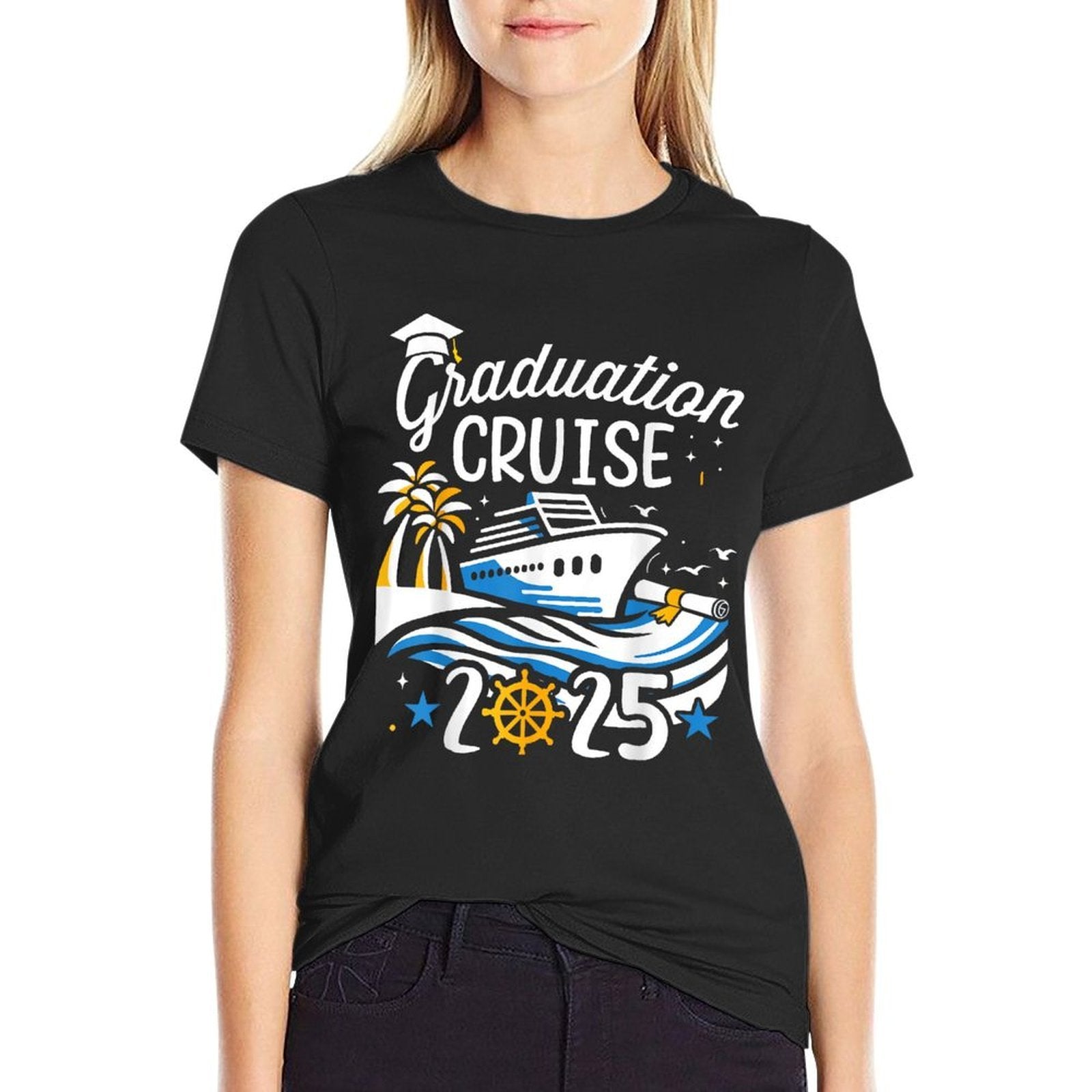Class of 2025 Graduation Cruise for Senior Graduates  Soft T-Shirt