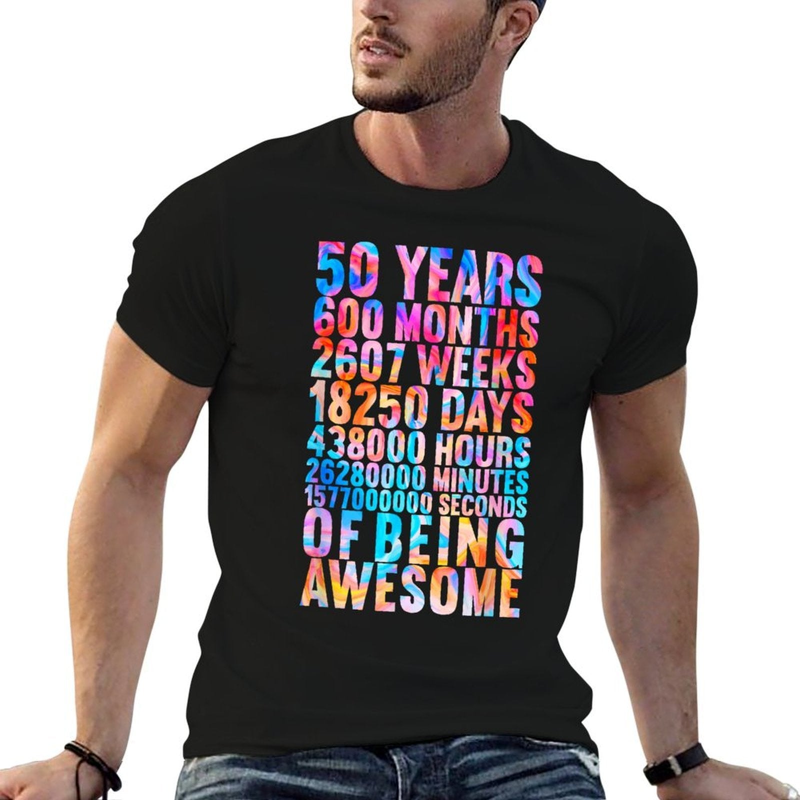 Funny 50th Birthday Old Meter Funny 50 Year Old Gifts  Odor-resistant T-Shirt