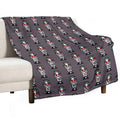 Pixel Skeleton Premium Throw Blanket