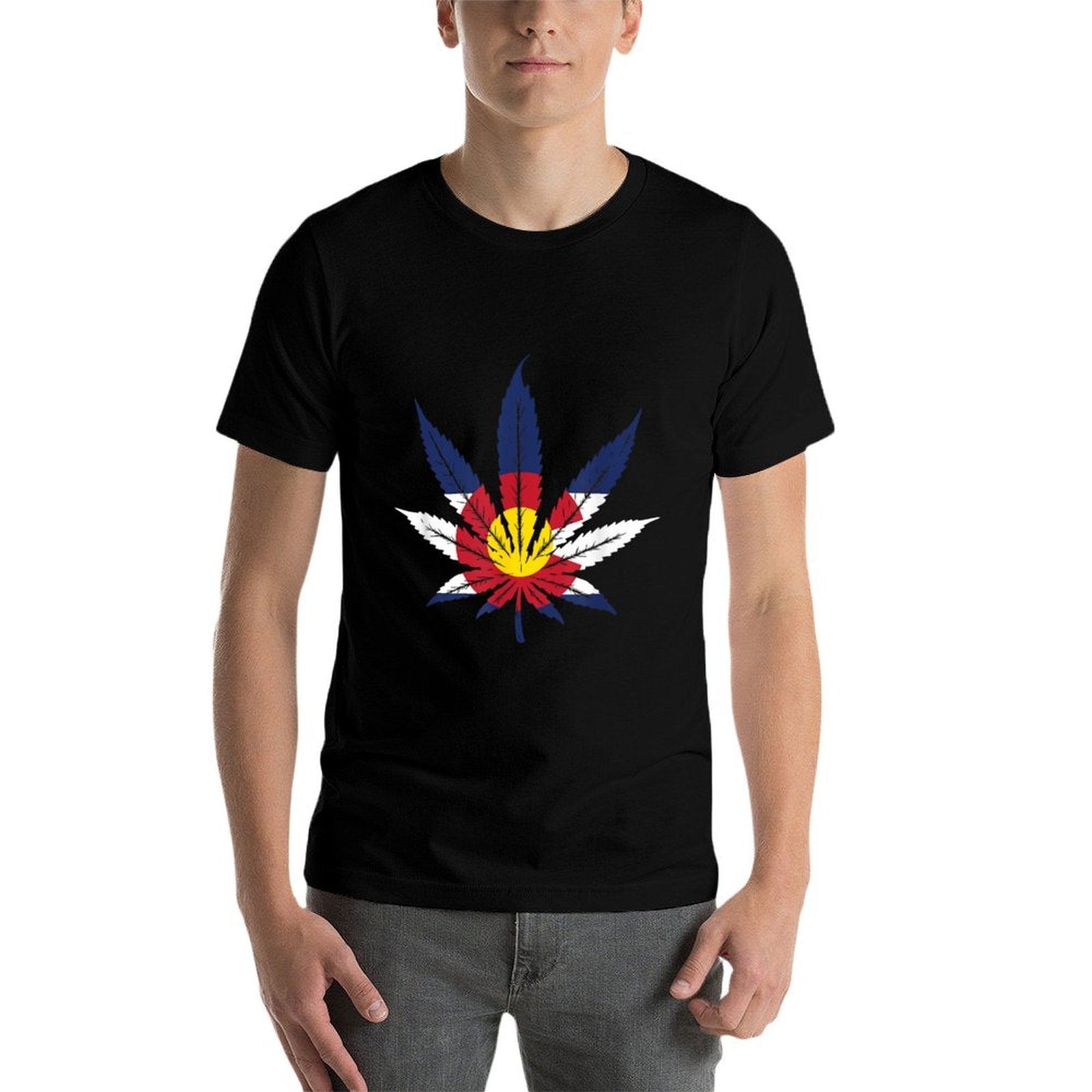 Colorado Cannabis Marijuana Weed Leaf CBD Pot 420 Smoking  Classic T-Shirt