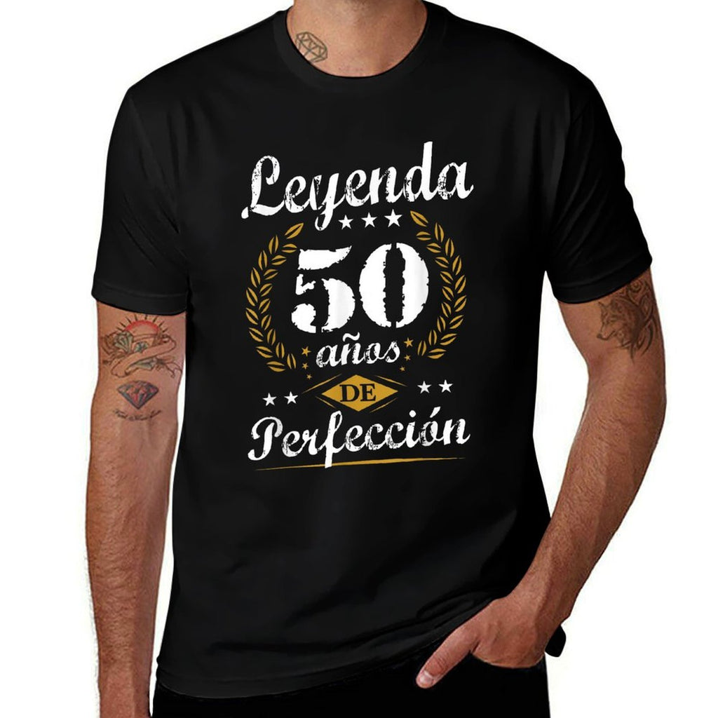 50th Birthday Legend 50 Years Of Perfection Spanish  Relaxed-fit T-Shirt