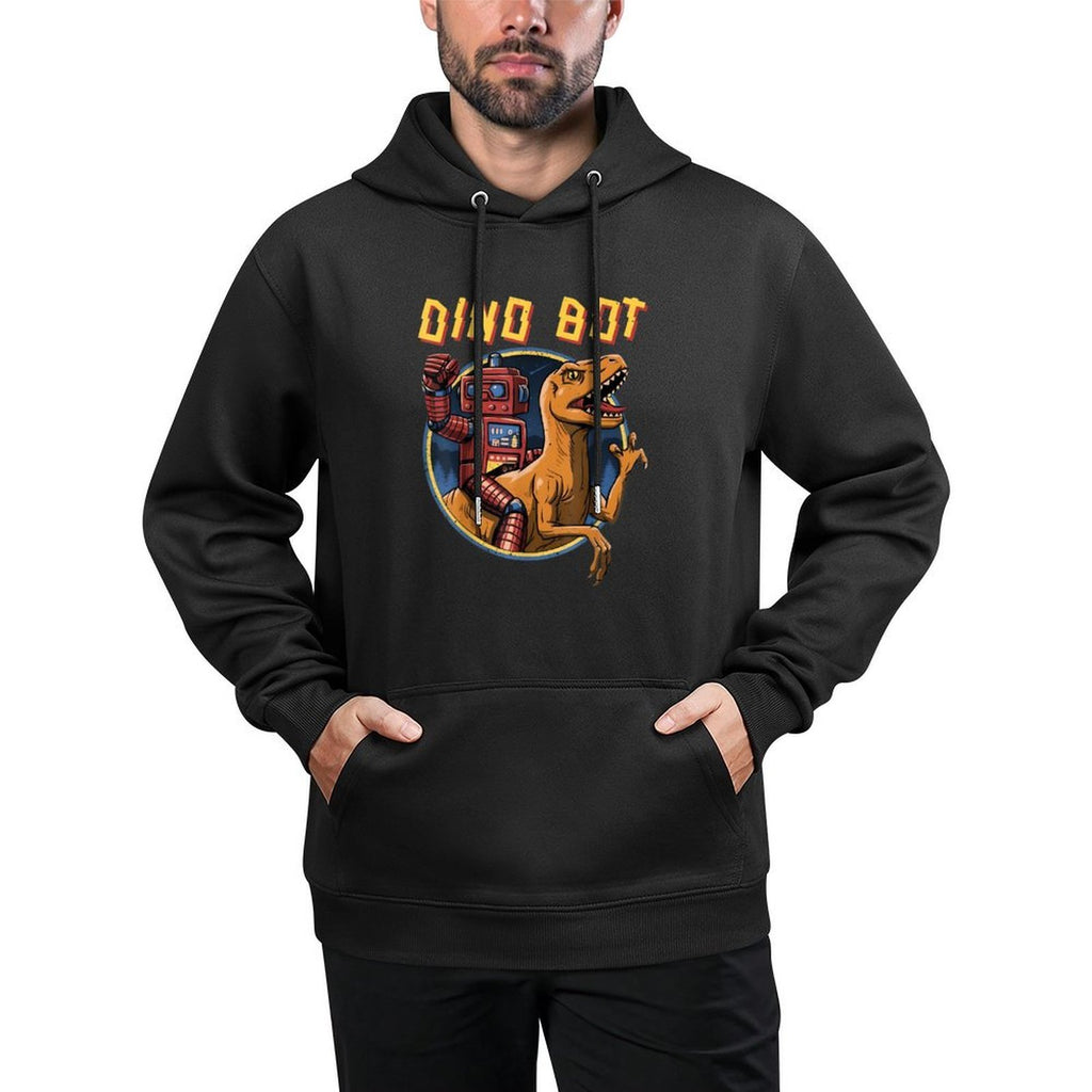 DIno Robotics, DinoBot Dinosaur Robot T Rex Robotics Kangaroo Pocket Hoodie
