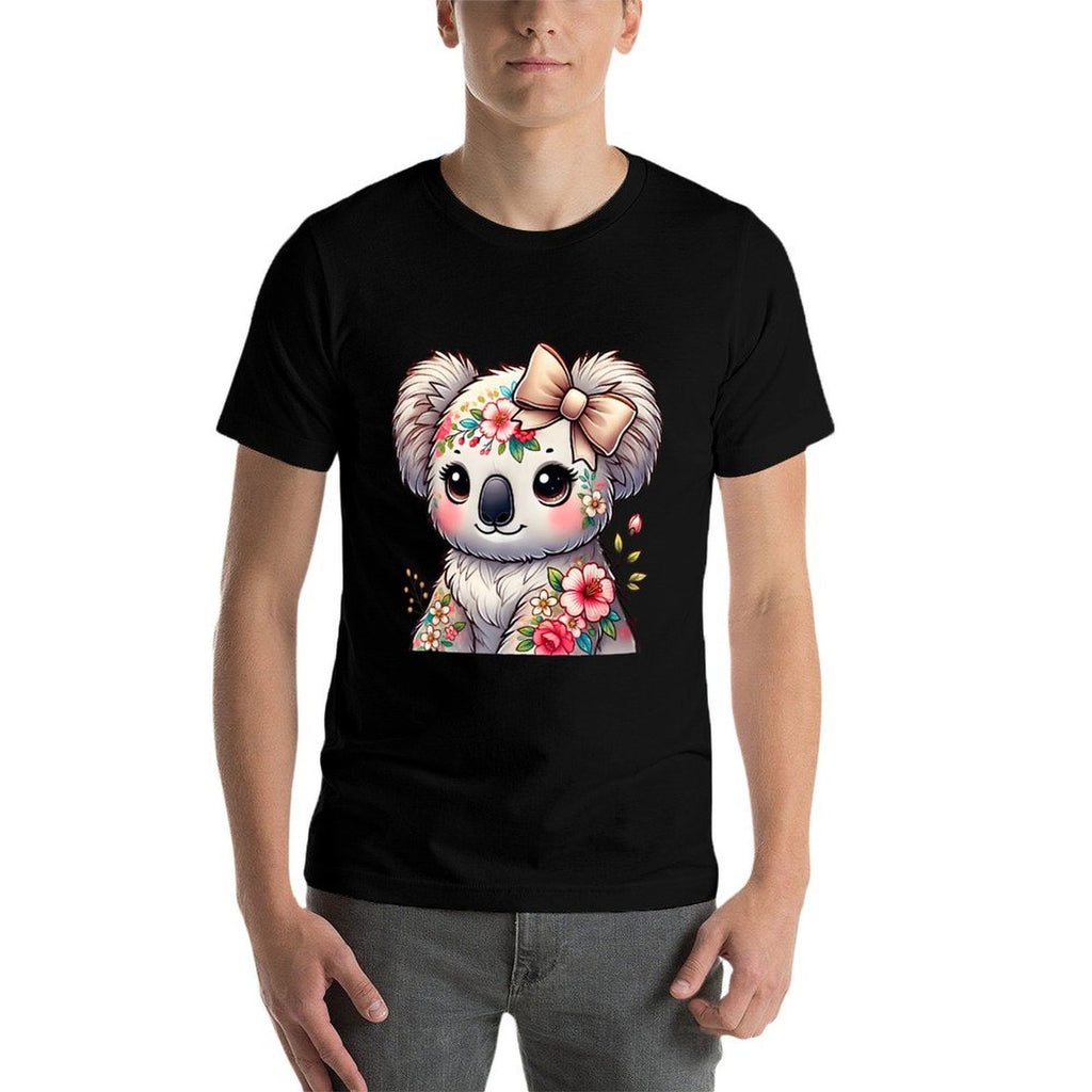 Floral Koala Flower Graphic  Graphic-printed T-Shirt