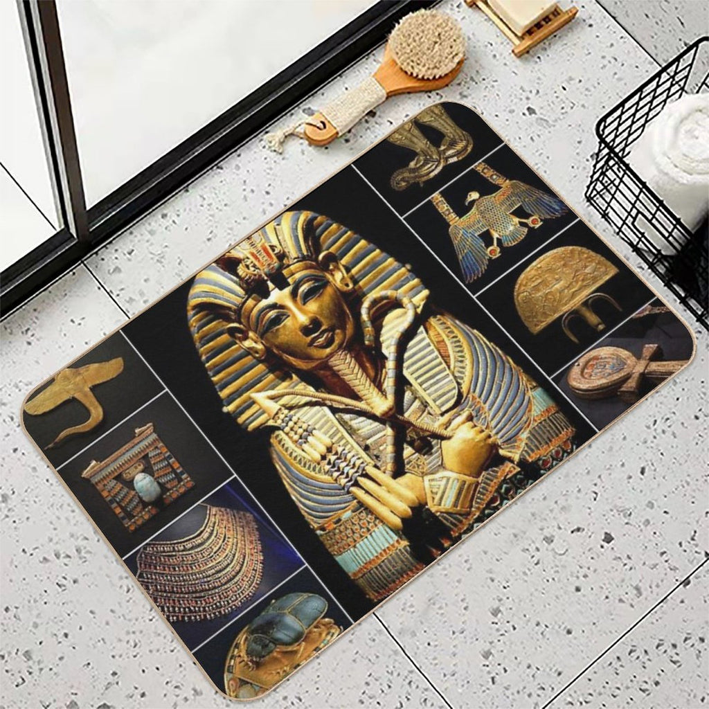 King Tutankhamun Artifacts  Eco-Friendly Bath Mat