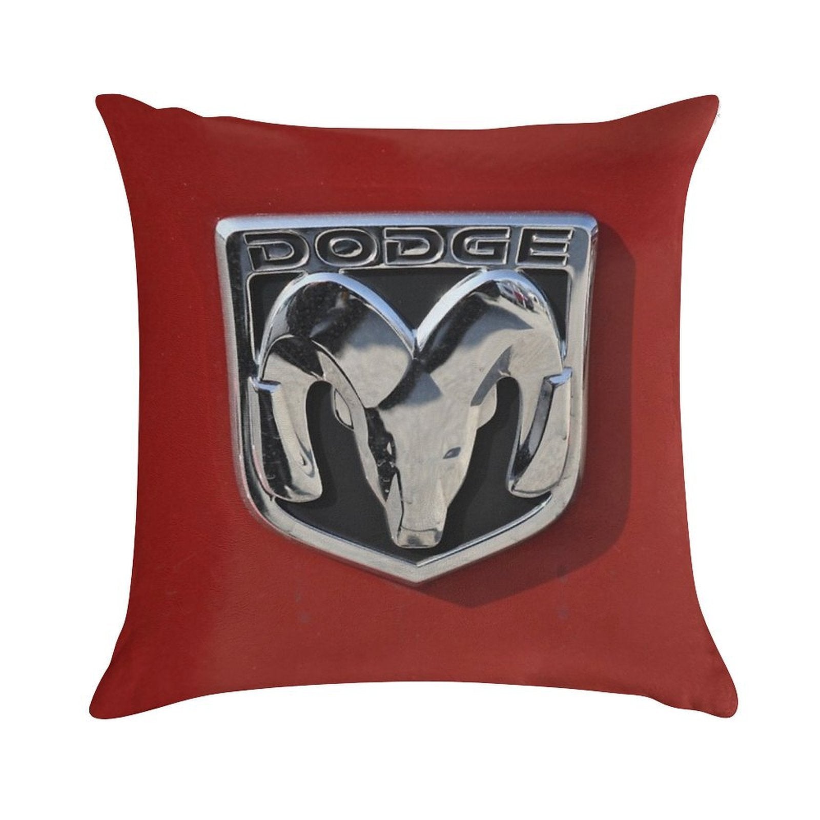 Dodge Logo Soft Shrink-Resistant Throw Pillow