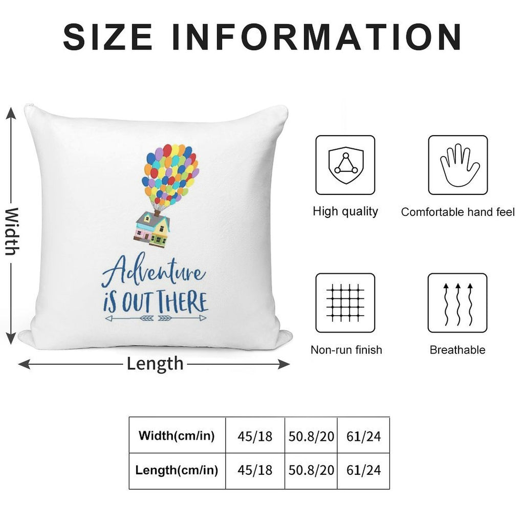 Adventure Is Out There Soft Home Decor Throw Pillow