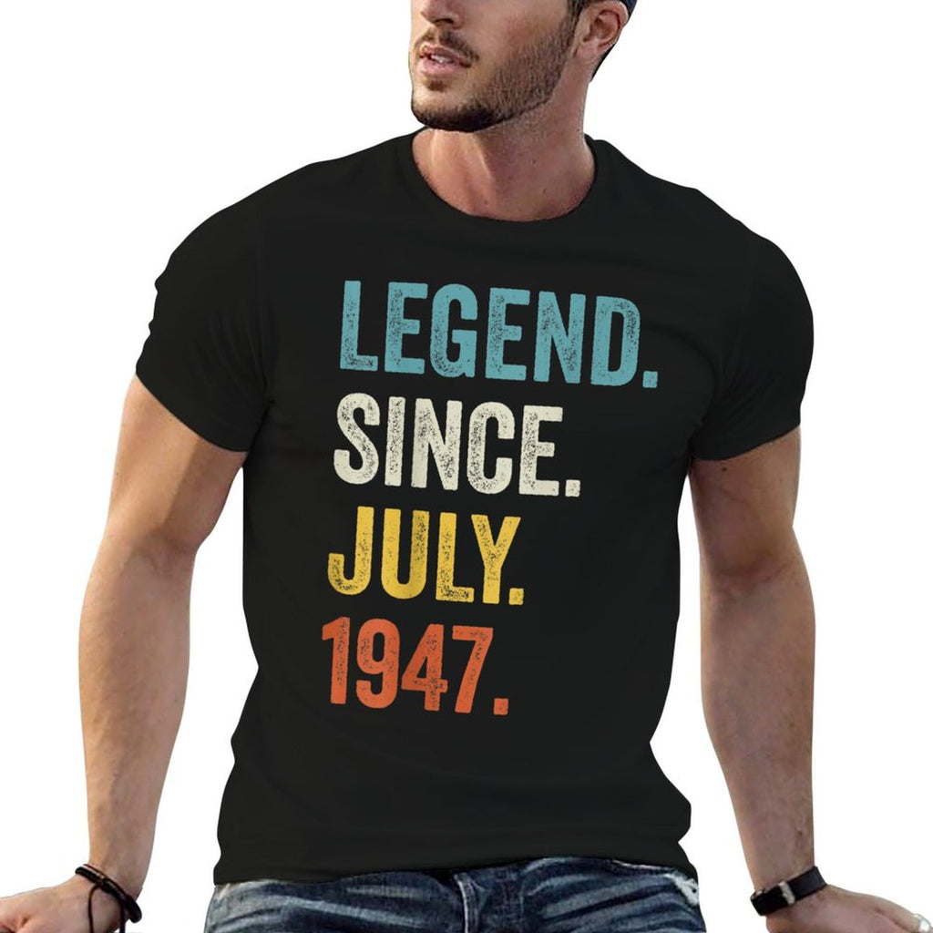 75 Years Old Legend Since July 1947 75th Birthday  Affordable Price T-Shirt