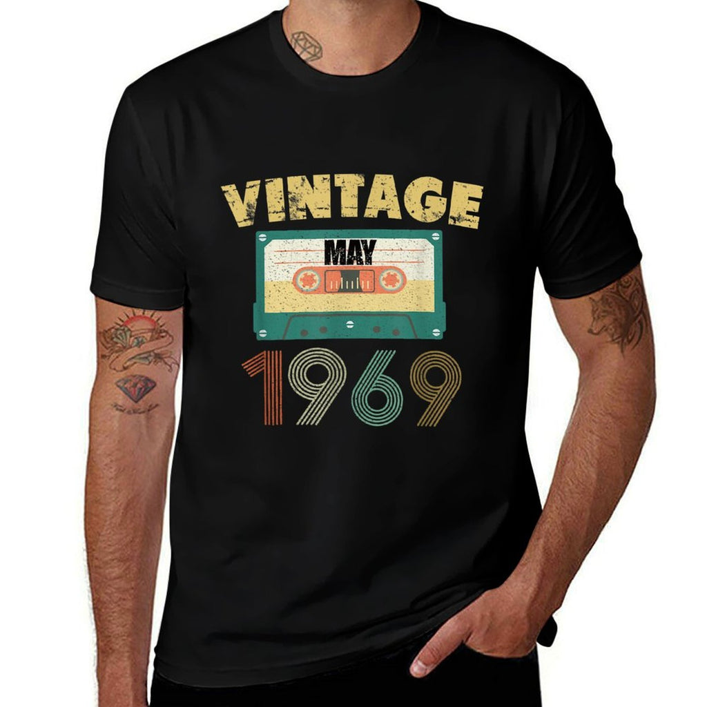 50th Birthday T Gift Vintage 1969 Classic Men Women  Vintage-inspired T-Shirt
