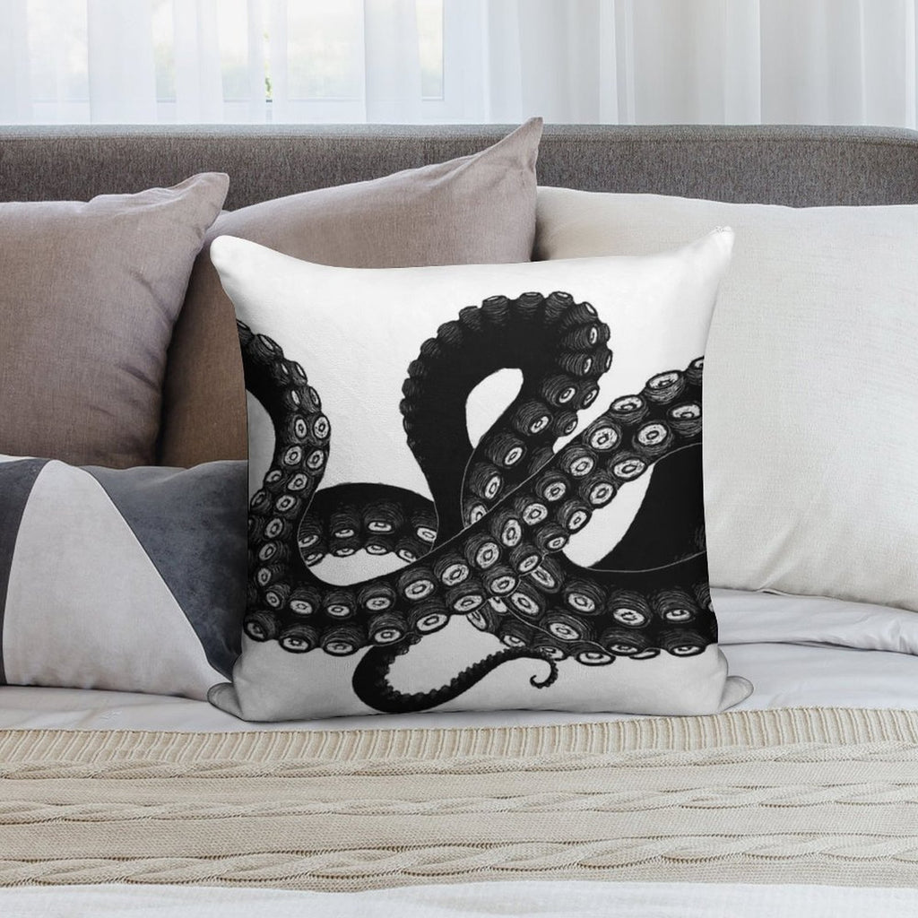 Get Kraken Soft Ultra-Soft Texture Throw Pillow