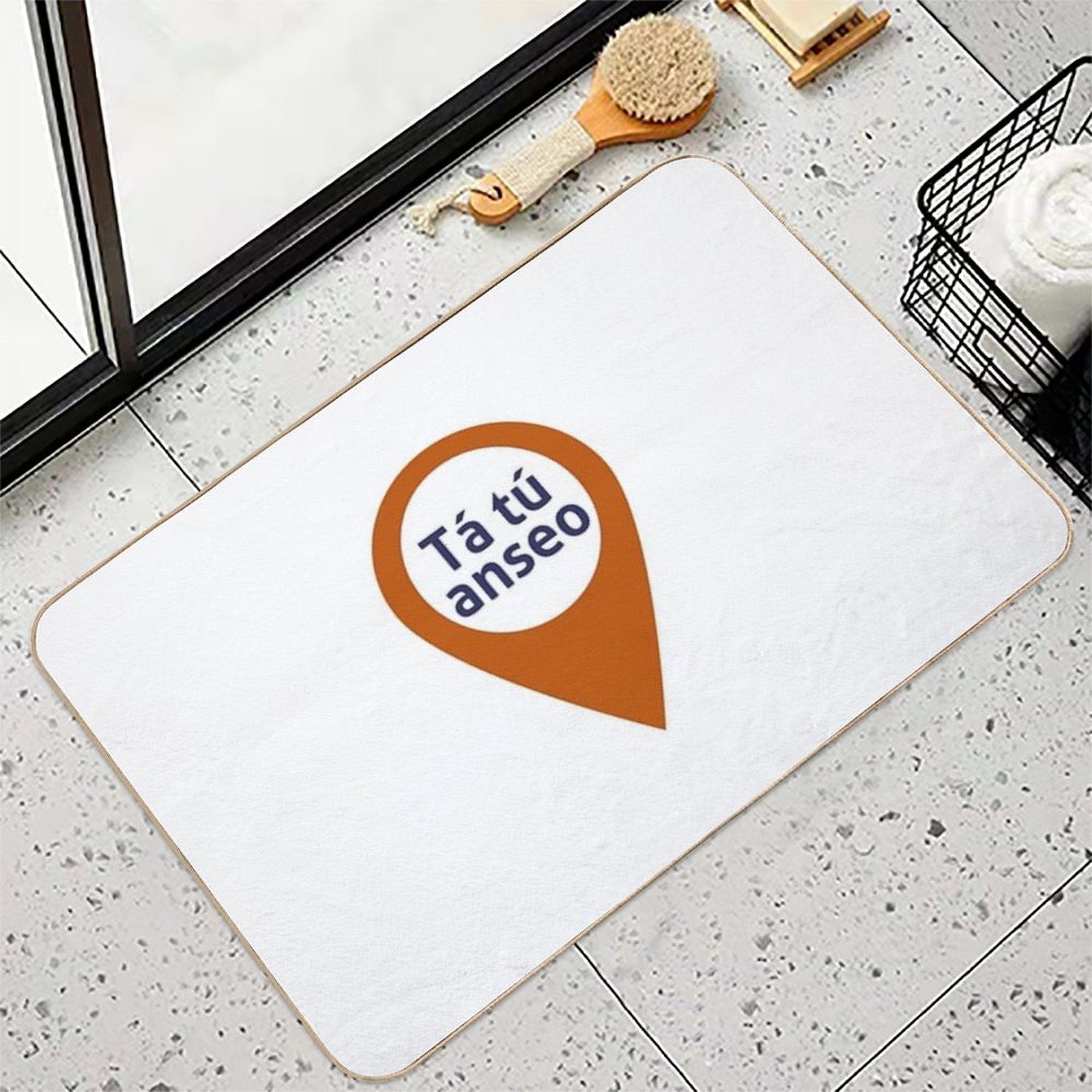 Tá Tú Anseo  High-Traffic Bath Mat