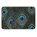 Peacock Feathers, Bird Lover Gifts, Cool Bird Outfits, Beautiful Feather Patterns  Slip-Resistant Bath Mat