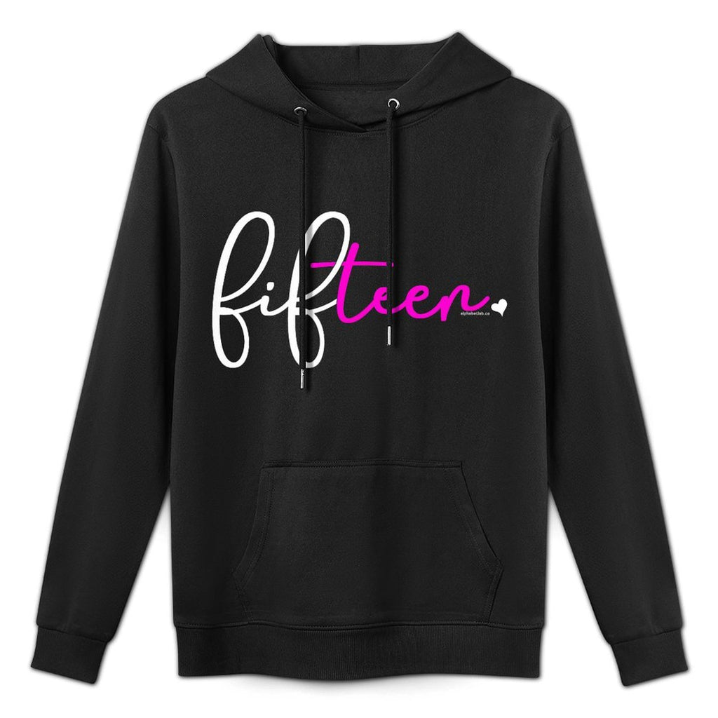 15th Birthday Gifts Fornage Girls Fifteen T Pink Casual Wear Hoodie