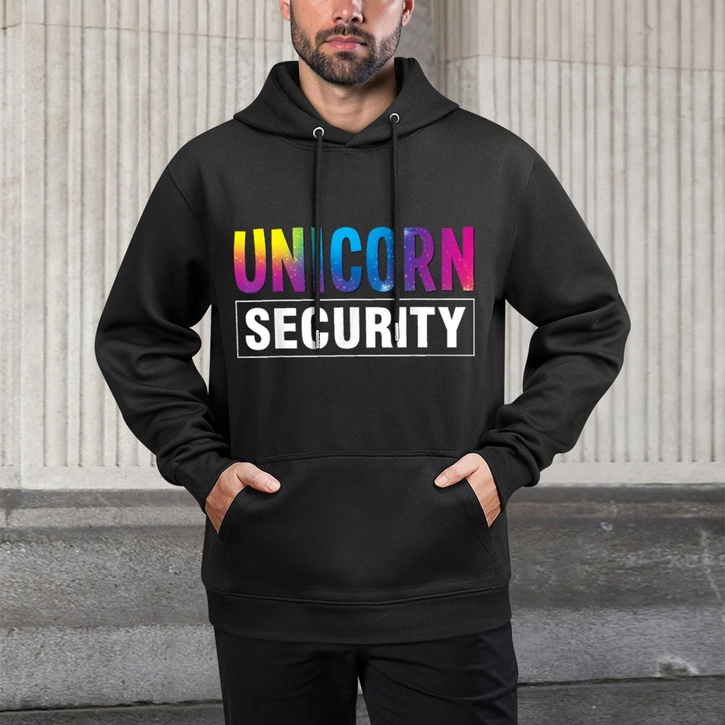 Unicorn Security Halloween Matching Kids Men Women Unisex Design Hoodie