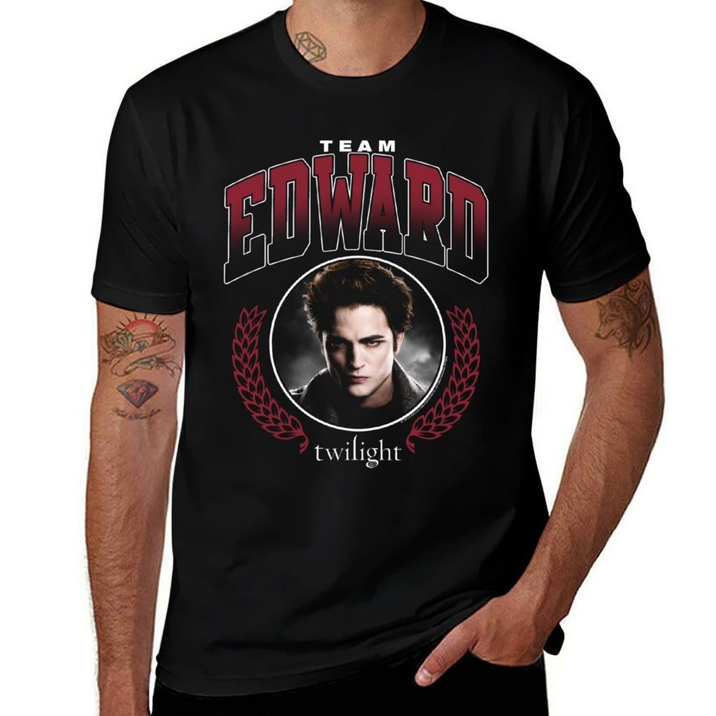 Twilight Team Edward Portrait Sweatshirt  Trendy Pattern T-Shirt
