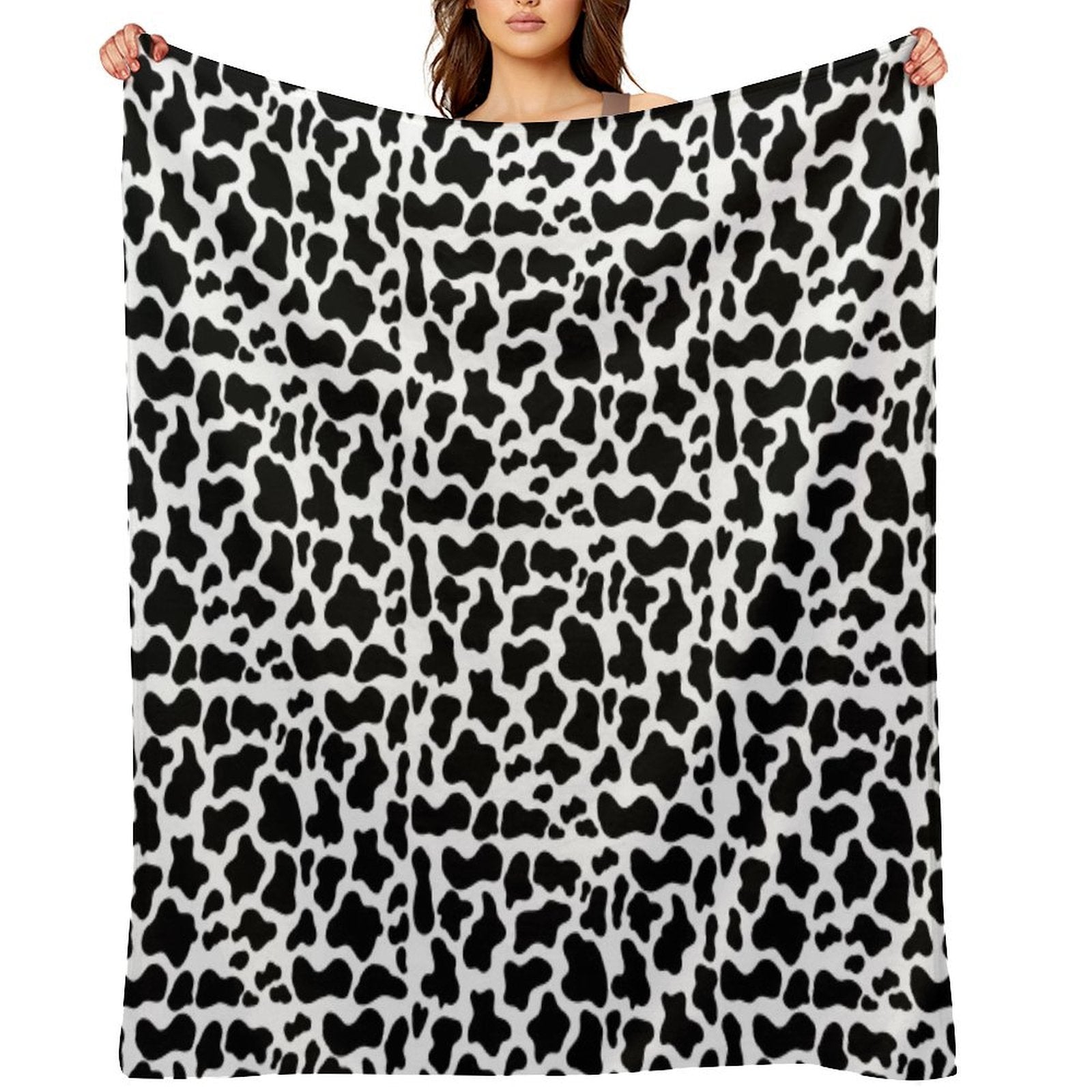 Cow Print Premium Throw Blanket
