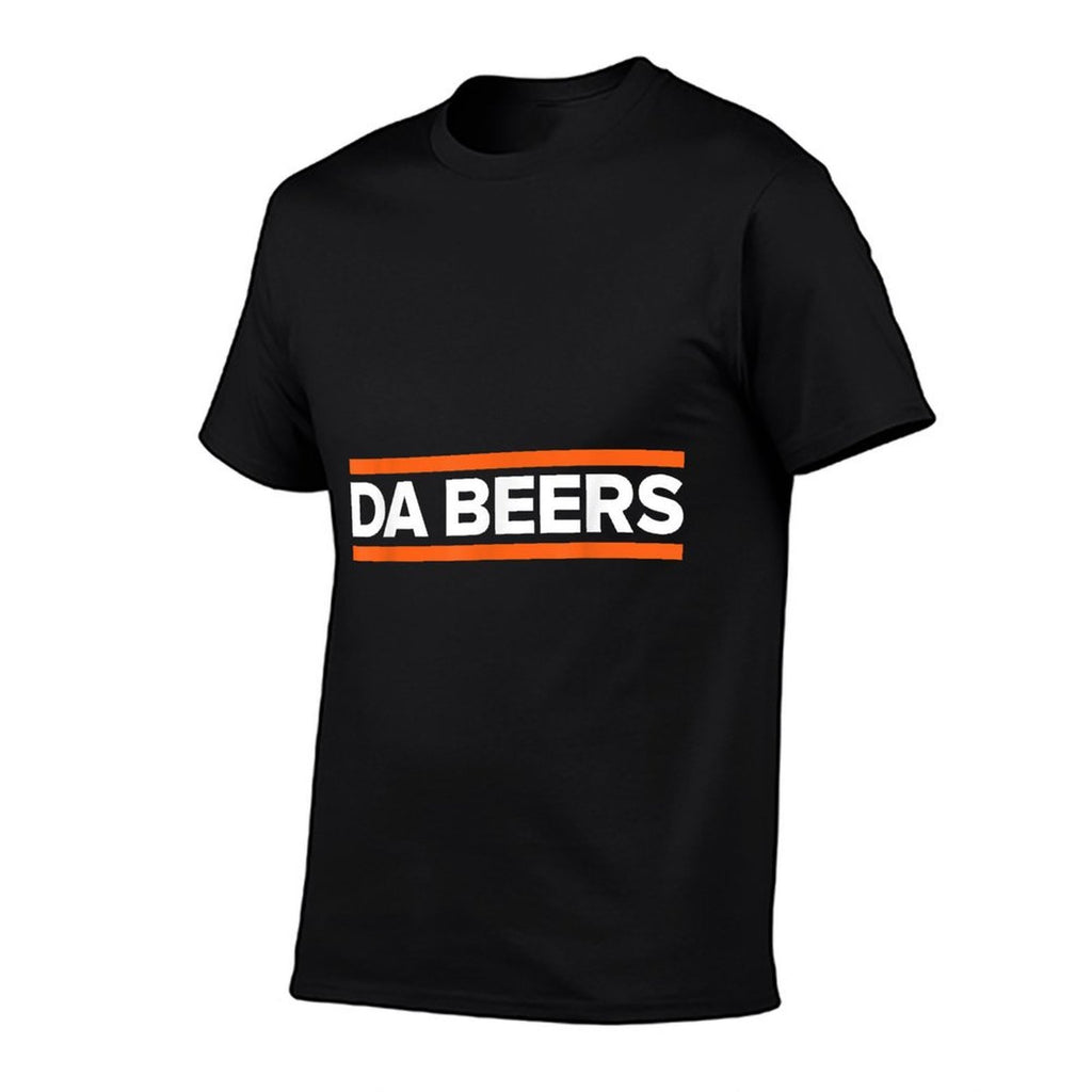 DA BEERS - Funny Party Beer Day Drinking Blue  Orange  Graphic-printed T-Shirt